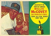 1960 Topps Willie McCovey Rookie Card. | Vintage Baseball Cards | Pin…