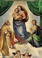 Raphael - Sistine Madonna (Gemäldegalerie Alter Meister, Dresde, 1513 ...