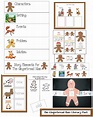 Gingerbread Man Characters Printables