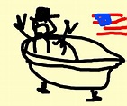 William Howard Taft stuck in the bathtub. drawing by NutThinOrNothin ...