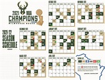 Here is the world champion Milwaukee Bucks' 2021-22 regular season schedule