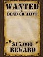 bol.com | Wanted poster 59x42 cm