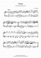 Download Wolfgang Amadeus Mozart "Adagio from Piano Sonata in Bb, K570 ...