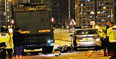 電單車撼垃圾車 騎士死乘客傷 - 香港文匯報
