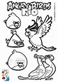 Angry Birds Rio para colorear, dibujo 17