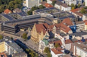 Bielefeld aus der Vogelperspektive: Gebäude der Stadtverwaltung ...