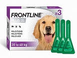 Frontline Plus Tick and Flea Treatment for Dogs 20to40kg (per PIPET ...