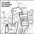 Mapa de Jerusalén en tiempos de Jesús - Biblia para la Vida