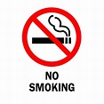 Brady 10 in. x 7 in. Polyester No Smoking Sign 88427 - The Home Depot
