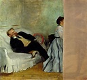 The painter Edouard Manet with his wife Suzanne