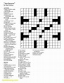 Free Printable Crosswords Usa Today - Free Printable A To Z