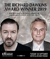 Ricky Gervais to win the 2019 Richard Dawkins Award in London | Center ...