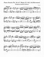 Mozart - Piano Sonata No. 16 in C Major, K. 545, 3rd Movement Sheet ...