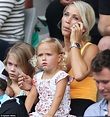 Bec Hewitt takes all three kids to see daddy Lleyton in Australian Open ...