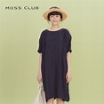 【MOSS CLUB】棉麻日系綁結造型-洋裝(藍色) | 洋裝 | Yahoo奇摩購物中心