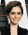 Lily Collins | Short hair styles, Super short hair, Lilly collins short ...