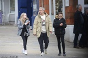 Martin Freeman picks up the essentials with son Joe, 14, and daughter ...