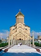 Tbilisi Sameda Cathedral Holy Trinity Biggest Orthodox Cathedral ...