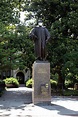 Harold Stirling Vanderbilt statue with mask on at Vanderbilt University ...