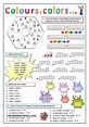 Learn The Colors Worksheet