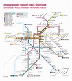 Mapa grande transporte público detallado de la ciudad de Amberes ...