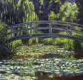The Japanese Bridge - Claude Monet Hand-painted Oil Painting ...