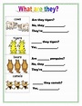 What is it? - what are they? worksheet | Live Worksheets
