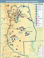 Mapa económico de la Provincia de Mendoza - Tamaño completo | Gifex