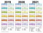 Printable Calendar 2019 To 2021 - Printable Word Searches