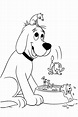 Clifford The Big Red Dog Coloring Pages at GetColorings.com | Free ...