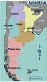 Grande mapa de regiones de Argentina | Argentina | América del Sur ...