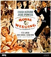 Royal Wedding - Movie Poster Stock Photo - Alamy