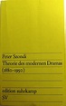 Theorie des modernen Dramas 1880 - 1950. : Szondi, Peter,: Amazon.de ...