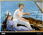Edouard Manet, pintura, navegación, 1874 Fotografía de stock - Alamy