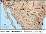 Us Mexico Border • Mapsof.net