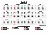 Calendar For 2022 With Holiday – Calendar Example And Ideas