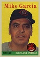 1958 Topps Mike Garcia #196 Baseball Card Value Price Guide