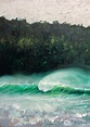 LEFTS // 5 x 7 oil on birch // Deanna Lankin Strand, Surf Art ...