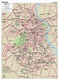 Map of New Delhi street: streets, roads and highways of New Delhi