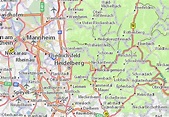 Kaart MICHELIN Ziegelhausen - plattegrond Ziegelhausen - ViaMichelin
