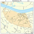 Brandenburg Kentucky Street Map 2109226