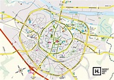 Kaart Hasselt Belgie - kaart