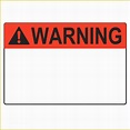 Warning Label Template Free - Printable Templates