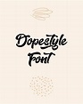 Dopestyle Font Free Download