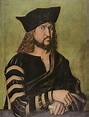 Ritratto di Federico di Sassonia detto il Saggio, protettore di Lutero. 1485-1499. Tempera su ...