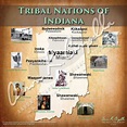 Tribal Nations of Indiana Map | Native american history, Indiana map ...