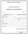 Certidão de Nascimento em Branco para Imprimir - Online Cursos Gratuitos
