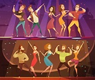 Night Club Disco Dance Banners Set 483235 Vector Art at Vecteezy