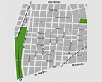 Mapa de Palermo Hollywood Buenos Aires
