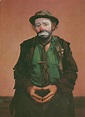 Emmett Kelly as "Weary Willie," world famous clown, photographed at ...